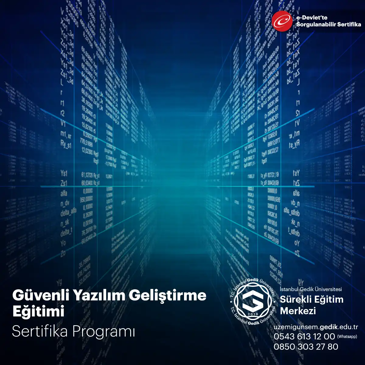 Güvenli Yazılım Geliştirme Eğitimi Sertifika Programı